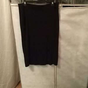 Apt 9 black rayon spandex lined pencil skirt